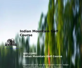 Indianmountaingolf.com(Indian Mountain Golf) Screenshot