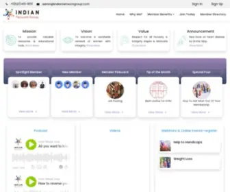 Indiannetworkgroup.com(Build an organization of Indian men & women to network) Screenshot