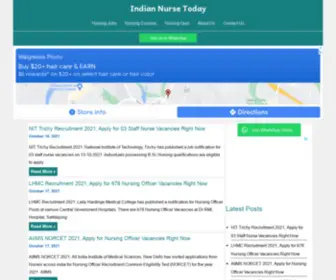 Indiannursetoday.com(Indian Nurse Today) Screenshot