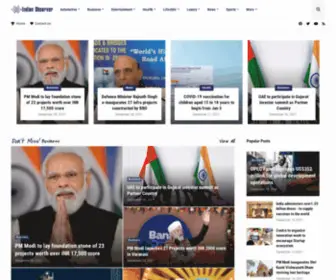 Indianobserver.co.in(Indian Observer) Screenshot