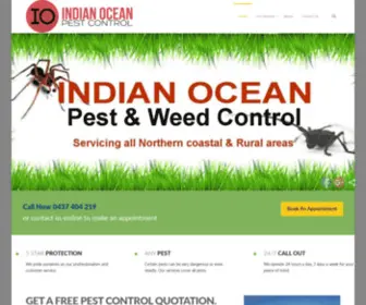 Indianoceanpestcontrol.com.au(Pest Control Perth) Screenshot