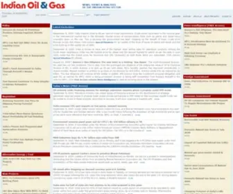 Indianoilandgas.com(Indian Oil and Gas) Screenshot