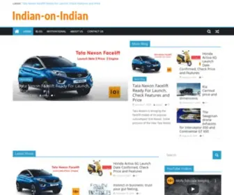 Indianonindian.com(Auto And Motivational Blog) Screenshot