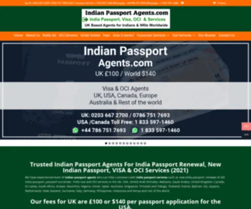 Indianpassportagents.com(Indianpassportagents) Screenshot