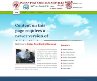 Indianpestcontrol.com(Indian Pest Control Services) Screenshot