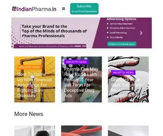 Indianpharma.in(Pharma news india) Screenshot