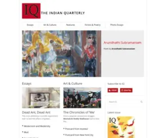 Indianquarterly.com(A Literary & Cultural Magazine) Screenshot