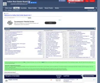 Indianrealestateboard.com(Indian Real estate forum) Screenshot