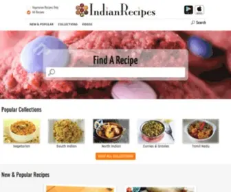 Indianrecipes.com(Indian Recipes and How) Screenshot