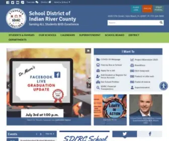 Indianriverschools.org(District Home) Screenshot
