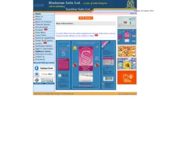 Indiansalt.com(Hindustan Salts Limited) Screenshot