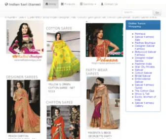 Indiansaristore.com(Indian Sari) Screenshot