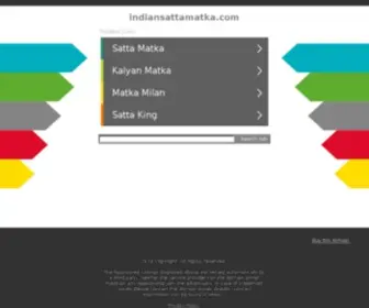 Indiansattamatka.com Screenshot