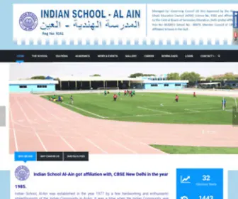 Indianschoolalain.com(Indian School Al Ain) Screenshot