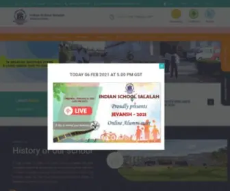 Indianschoolsalalah.com(Indian School Salalah) Screenshot
