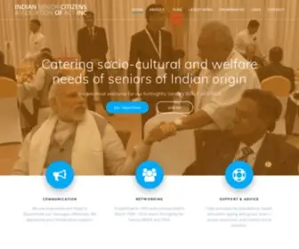 Indianseniors.org(Catering social) Screenshot