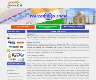 Indiansevisas.org.in(Indian e) Screenshot