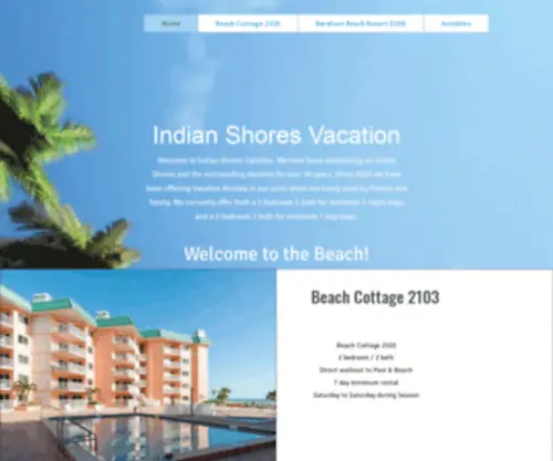 Indianshoresvacation.com(Indianshoresvacation) Screenshot