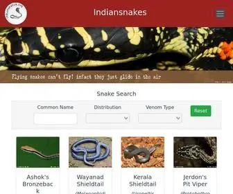 Indiansnakes.org(Our Mission) Screenshot