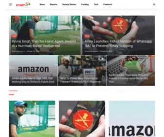 Indianstartupnews.com(Indian Startup News) Screenshot