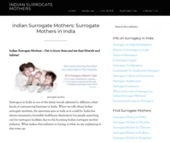 Indiansurrogatemothers.com(Know Indian Surrogate Mothers Supports Surrogacy in India) Screenshot