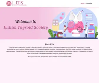 Indianthyroidsociety.in(ITS) Screenshot