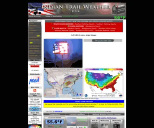 Indiantrailweather.com(Indian Trail Weather) Screenshot