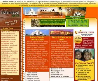 Indiantravel.co.in(Indian Travel) Screenshot