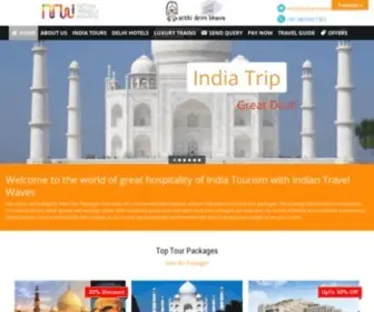 Indiantravelwaves.com(India Tour Packages) Screenshot