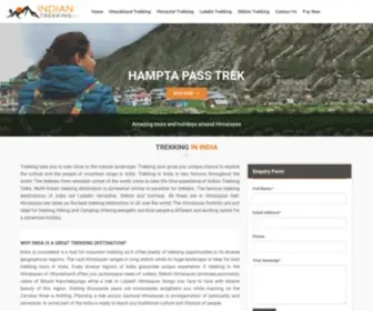 Indiantrekking.com(Indian Trekking) Screenshot