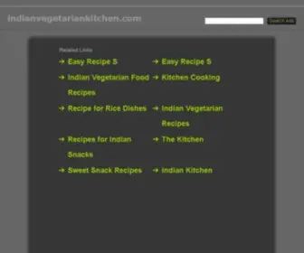 Indianvegetariankitchen.com(Indianvegetariankitchen) Screenshot