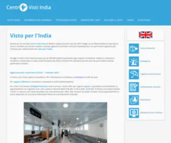Indianvisamilan.com(Visto India) Screenshot