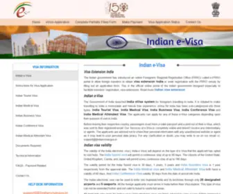 Indianvisasgov.in(Indianvisasgov) Screenshot