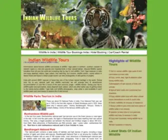Indianwildlife-Tours.com(Indian Wildlife Tours) Screenshot