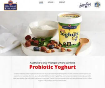 Indianyoghurt.com.au(Best Indian yoghurt) Screenshot