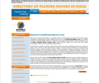 Indiapackersmovers.co.in(India Packers Movers) Screenshot