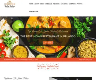 Indiapalaceorlando.com(Indian Palace) Screenshot