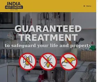 Indiapestcontrol.co.in(Pest Control to safeguard your life and property) Screenshot