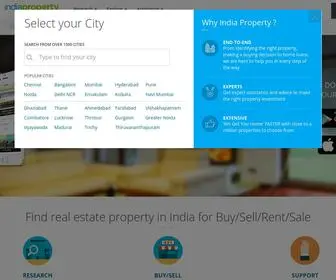 Indiaproperty.com(India real estate property) Screenshot