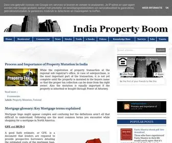 Indiapropertyboom.com(India Real Estate Blog) Screenshot