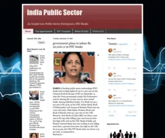 Indiapublicsector.com(India Public Sector) Screenshot