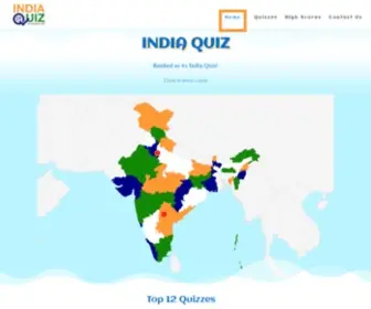 Indiaquiz.net(India Quiz) Screenshot