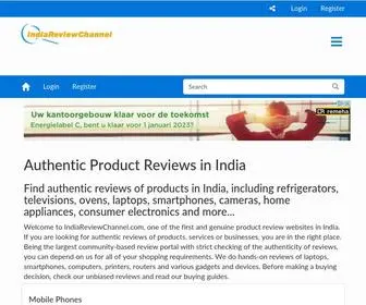 Indiareviewchannel.com(Indian Review Website) Screenshot