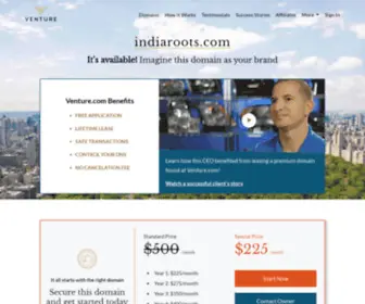 Indiaroots.com(Venture) Screenshot