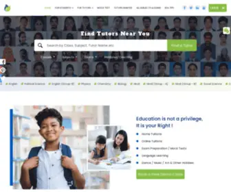 Indiasbesttutors.com(Best Tutor Search Portal) Screenshot