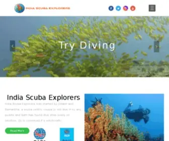 Indiascubaexplorers.com(India Scuba Explorers) Screenshot