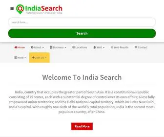 Indiasearch.org(India Infomedia) Screenshot