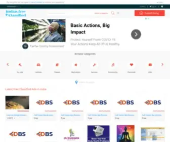 Indiasfreeclassified.in(Free classifieds in India) Screenshot
