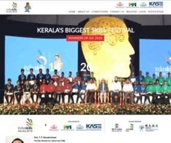 Indiaskillskerala.com(India Skills Kerala 2020) Screenshot