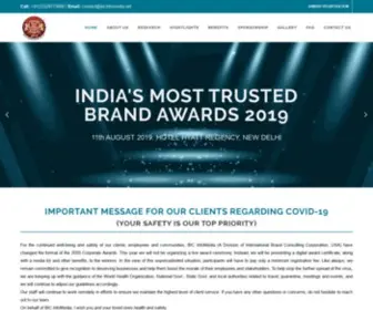 Indiasmosttrustedbrandawards.com(Indias Most Trusted Brand Awards) Screenshot